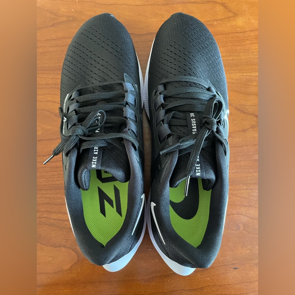 Nike Air Zoom Pegasus 38 (CW7356-002) Black Running Shoes Men’s NWOB - Picture 5 of 5